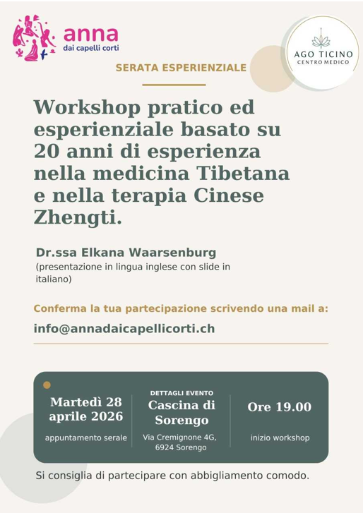 Serata Esperienziale stile di vita olistico 28.04.26